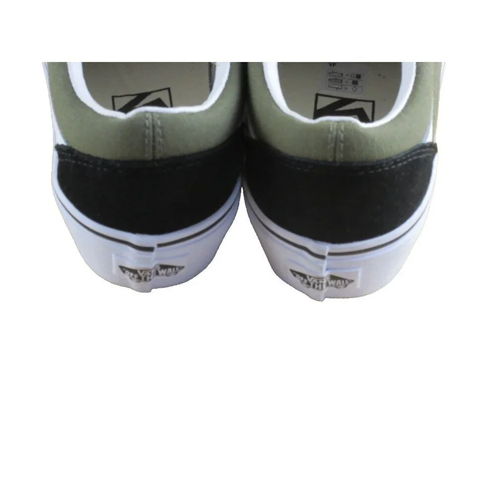 Vans Women's Old Skool Platform Grape Leaf Green Black Platform Shoes Sizes NIB